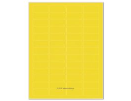 LABEL 1.77X0.79IN CRYO LASER SHEET YE