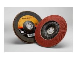 3M™ Cubitron™ II Flap Disc 969F, 60+, T29 Quick Change, 7 in x 5/8"-11, 5 ea/Case