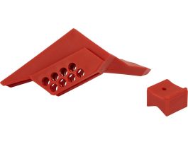 Nylon Ball Valve Lockout Device Pipe Diameter Range: 1/4 to 1 in