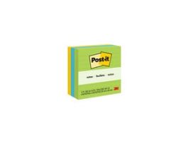 Post-it® Notes 675-3AUL, 4 in x 4 in (101 mm x 101 mm), Jaipur colors, 6 pads, 100 sheets each