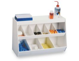 OPEN BIN 10 BINS PLUS SHELF