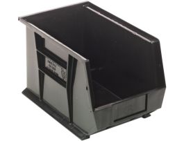 BIN STACK HANG PP BLACK 13 5/8 1/4X8IN