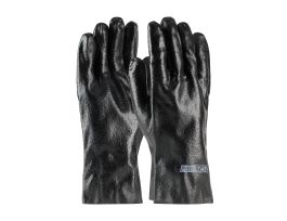 ProCoat, Supported PVC, Interlock Lined, Blk., Rough Finish, 12 Inch