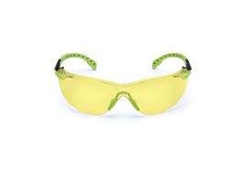 3M™ Solus™ 1000-Series Safety Glasses S1203SGAF, Green/Black, Amber Scotchgard™ Anti-Fog Lens, 20 EA/Case