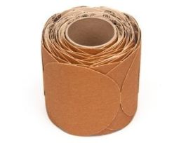 3M™ Stikit™ Paper Disc Roll 363I, P100 F-weight, 5 in x NH, Die 500X, 100 Discs/Roll, 4 Rolls/Case