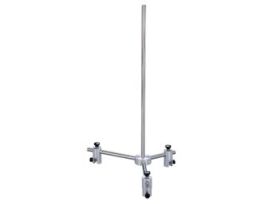 Spider mixer support stand for 55 gallon vessel, 24"H x 5/8" dia