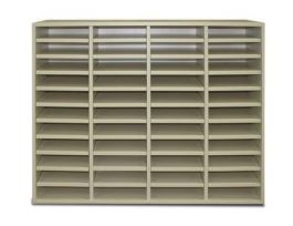 MAIL SLOT WB ALMND LAM 44 OPEN 48X14X36