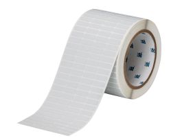 Metallized Polyester Rating Plate and PCB Lbl 0.25in H x 0.75in W LT GR 10000/RL