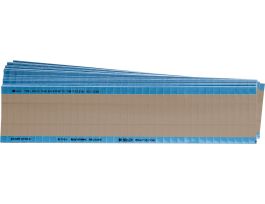 NEMA Wire Marker Permanent Adhesive Vinyl 1.5in H x 0.25in W Tan PK/25 Crds