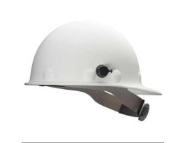 Roughneck P2 Hard Hat, Fiberglass, Quick-Lok blocks, Reversable Headband, 8 Pt. Swingstrap Suspension, White