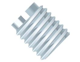 Super Flangeless FlushNut, 316 SS, 1/32" or 1/16" OD Tubing, 1/4-28 Flat Bottom; 10/PK