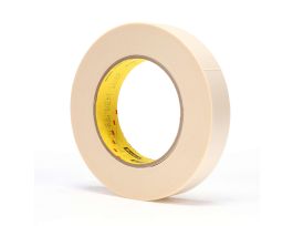 Scotch® Flatback Masking Tape 250 Tan, 1 in x 60 yd, 6.0 mil, (6 Roll/Pack 6 Pack/Case) 36 Roll/Case