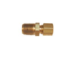 Compression Fitting; Probe Diameter 1/4"; Brass; 1/4"NPT (M)