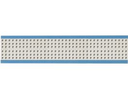 Alphabetical Acetate Cloth Upper Case Scored Wire Marking Cards, F 1800 Total
