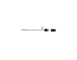 Type J Thermocouple Quick Dis-connector, with Mini-Connector, 6" L, .125 Dia. Grounded Junction