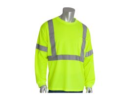 Class 3 Long Sleeve T-shirt, Crew Neck, Chest Pocket