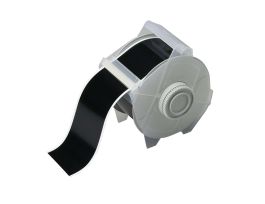 All Weather Permanent Adhesive Vinyl Label Tape for GlobalMark Printer - 2.25" Black
