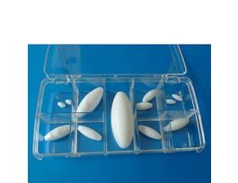 PTFE Stirrer Bars, Boxed Assortments, 12 Oval, 2 each of 10 x 5, 15 x 6, 25 x 10, 30 x 10, 35 x 13, 1 each of 50 x 17, 70 x 27 mm
