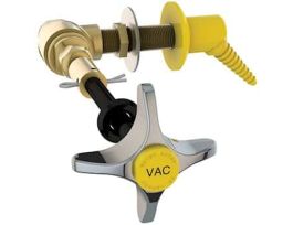 Fittings for Fume Hood, Vacuum, Yellow