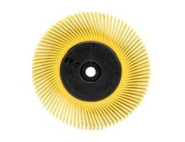 Scotch-Brite™ Radial Bristle Brush, 6 in x 1/2 in x 1 in 80 With Adapter, 5 ea/Case