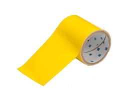 ToughStripe® Floor Marking Tape Roll -  Polyester, Solid Color, Yellow, 4" x 100'
