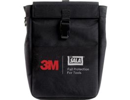 3M™ Tool Pouch with D-ring and Retractors 1500128, Canvas, Black, 8.75 in x 13 in