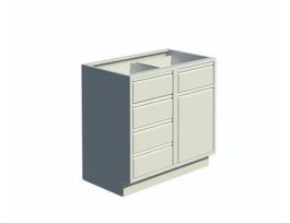 VWR BASE UNIT 1DR-R/4DWR 48X22X36