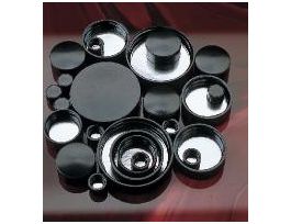 CAP BLACK PHENOLIC 70-400 PK12 CS