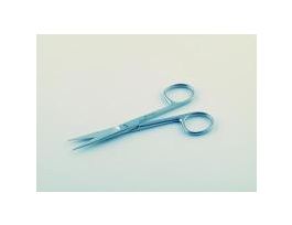 OP SCISS 6 1/2IN CVD BL/BL