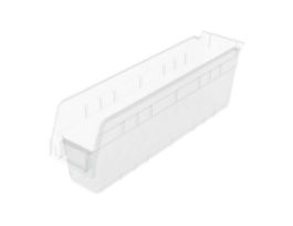 BIN SHELFMAX 17-7/8 X 4-1/8 X 6 CLEAR