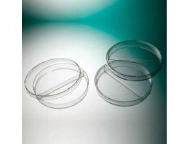 Sterile Bi-Plate Petri Dish w/ Frosted Area, double bagged w/ labels; 825/pk