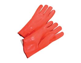 West Chester 12" Orange PVC, Foam Lined, Gauntlet , LG