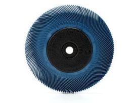 Scotch-Brite™ Radial Bristle Brush, 6 in x 7/16 in x 1 in 400 with Adapter, 5 ea/Case