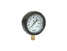 2.5" Filled Industrial Pressure Gauge, 0 to 1000 psi