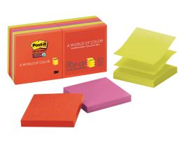 Post-it® Super Sticky Dispenser Pop-up Notes R330-10SSAN, 3 in x 3 in (76 mm x 76 mm)