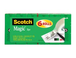 Scotch® Magic™ Tape 810K6 6 rolls of 3/4 in x 1000 in