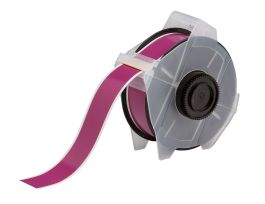 All Weather Permanent Adhesive Vinyl Label Tape for GlobalMark Printer - 1.125" Purple