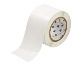 Harsh Environment Multi-Purpose Polyester Labels for 3" Core Printers - 0.375" x 1" White