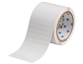 1 mil Polyimide Circuit Board Labels 0.375in H x 0.375in W White 10000/RL