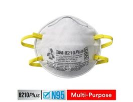 3M™ 8210 Plus Performance Sanding and Fiberglass Respirator 8210PH3-DC, 3 eaches/pack, 12 packs/shipper