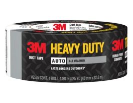 3M™ Automotive Heavy Duty All Weather Duct Tape 2525-NA, 1.88 in x 25 yd (48 mm x 22.8 m), 6 rls/cs