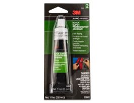 3M™ Black Super Weathstrip Adhesive, 03602SRP, 1 oz, 6 per case