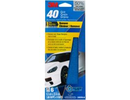 3M™ Blue Sandpaper 31570-6, 3 2/3 in X 9 in, 40 G, 6 Sheet/Pack, 20 Pack/Case