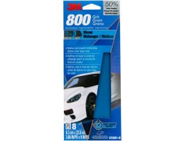 3M™ Blue Sandpaper 31581-8, 3 2/3 in X 9 in, 800 G, 8 Sheet/Pack, 20 Pack/Case
