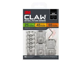 3M CLAW™ Drywall Picture Hanger Variety Pack with Spot Markers 3PHKITM-8ES, 8 ct