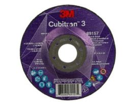 3M™ Cubitron™ 3 Cut and Grind Wheel, 89157, 36+, T27, 4-1/2 in x 1/8 in x 7/8 in (115 x 3.2 x 22.23 mm), ANSI, 10/Pack, 20 ea/Case