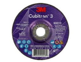 3M™ Cubitron™ 3 Cut and Grind Wheel, 90013, 36+, T27, 4 in x 5/32 in x 5/8 in (100 x 4.2 x 15.88 mm), ANSI, 10/Pack, 20 ea/Case