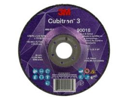 3M™ Cubitron™ 3 Cut and Grind Wheel, 90018, 36+, T27, 5 in x 5/32 in x7/8 in (125 x 4.2 x 22.23 mm), ANSI, 10/Pack, 20 ea/Case