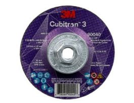 3M™ Cubitron™ 3 Cut-Off Wheel, 90040, 36+, T27, 4-1/2 in x 0.045 in x 5/8 in-11 (115 x 1.6 mm x 5/8-11 in), ANSI, 10 ea/Case