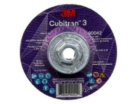 3M™ Cubitron™ 3 Cut-Off Wheel, 90042, 36+, T27, 4-1/2 in x 0.09 in x 5/8 in-11 (115 x 2 mm x 5/8-11 in), ANSI, 10 ea/Case